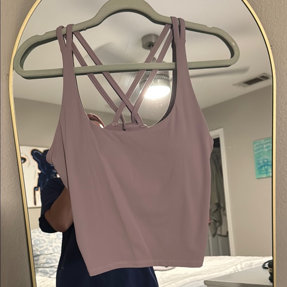 Lavender Strappy Athletic Top
